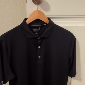 Johnnie-O Black Polo Shirt Classic Style